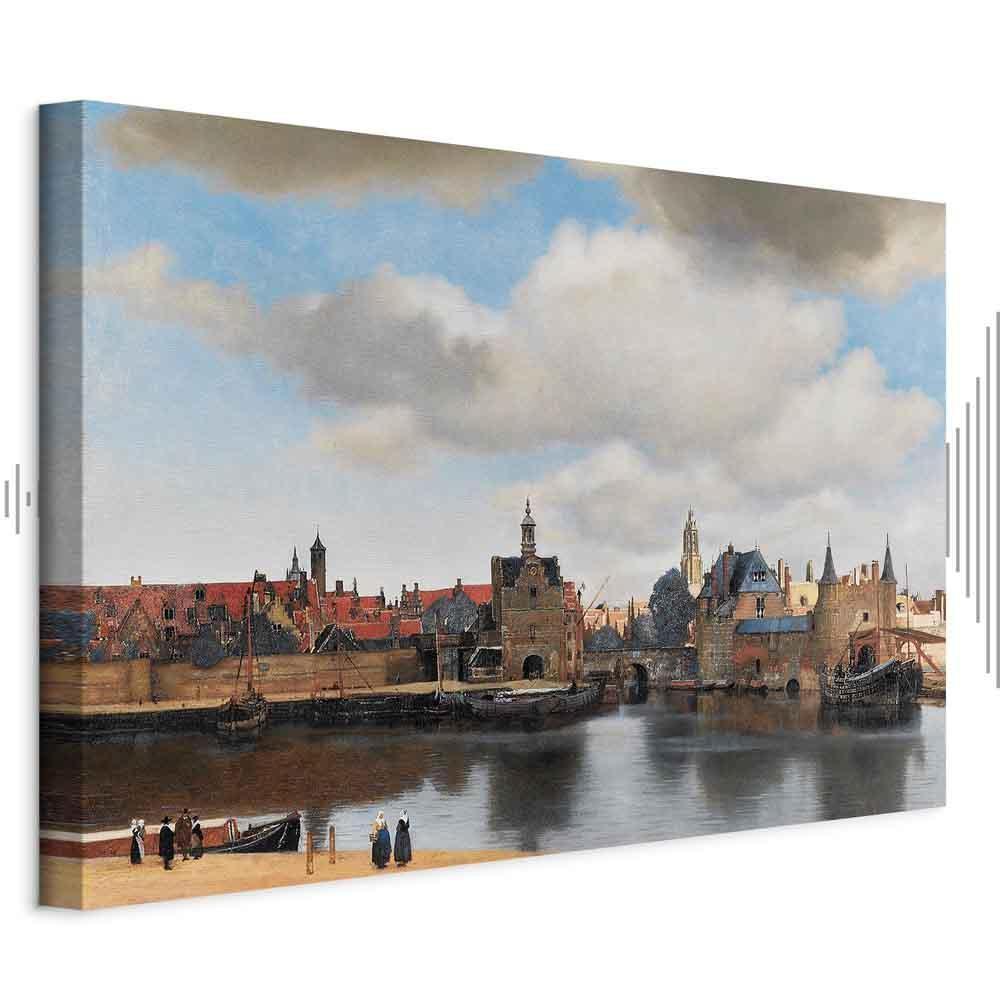 Leinwandbild - Jan Vermeer – View of Delft