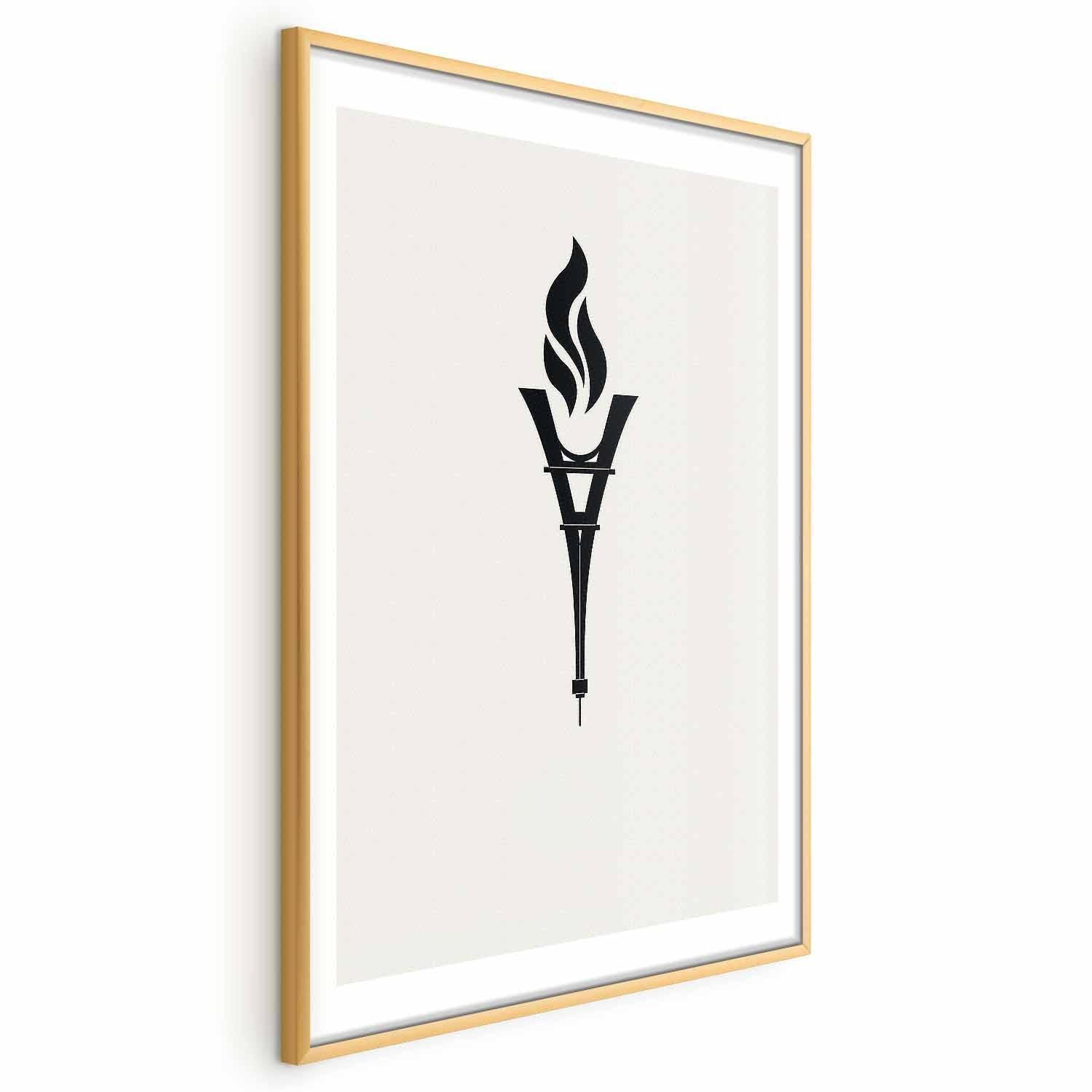 Poster - Torch Shaped Like the Eiffel Tower Artgeist