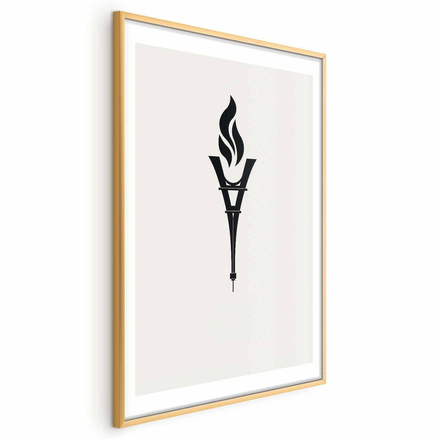 Poster - Torch Shaped Like the Eiffel Tower Artgeist
