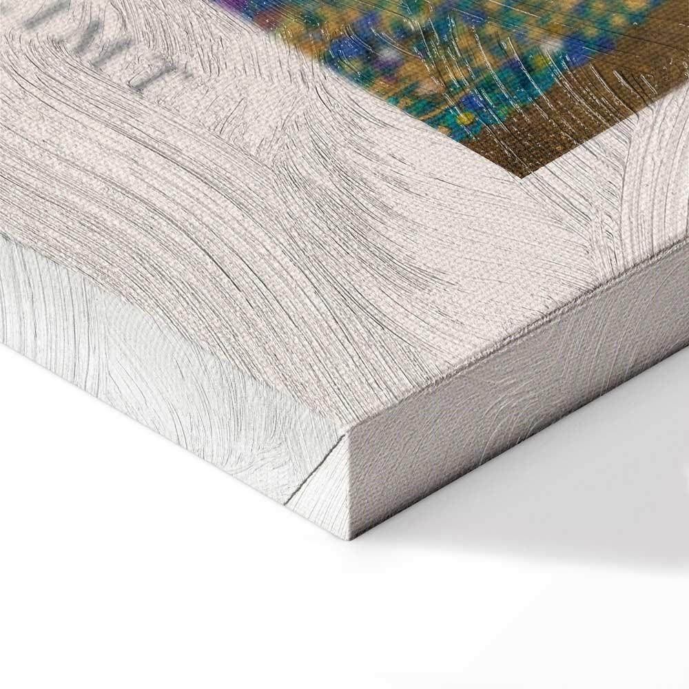 Leinwandbild - Gustav Klimt - The Kiss (1 Part) Vertical