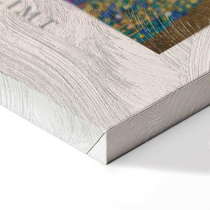 Leinwandbild - Gustav Klimt - The Kiss (1 Part) Vertical