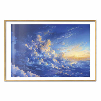 Poster - When the Sky Becomes Canvas: A Masterpiece of Nature in the Clouds