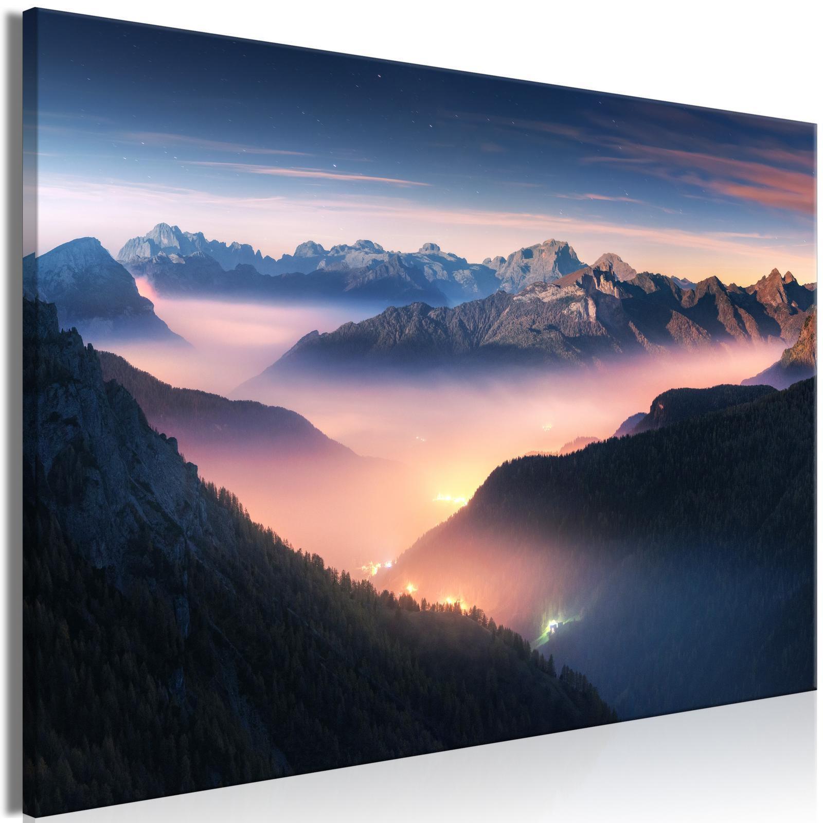 Leinwandbild - Mountain Breath (1 Part) Wide - First Variant Artgeist