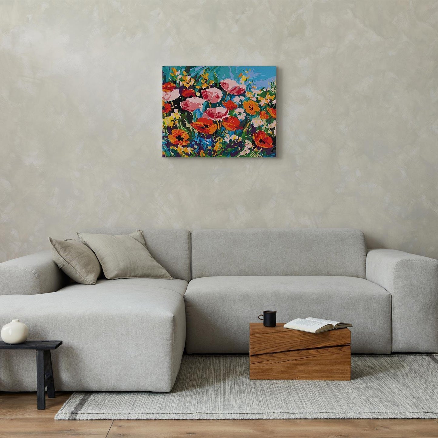 Malen nach Zahlen - Colourful Meadow Flowers