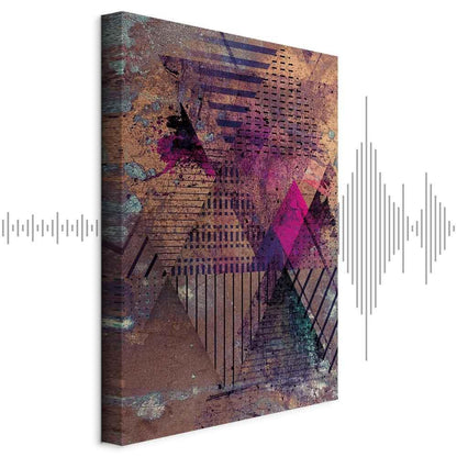 Leinwandbild - Honey Abstraction (1 Part) Vertical