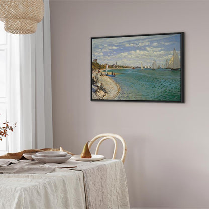 Leinwandbild - Claude Monet – Regatta at Sainte-Adresse