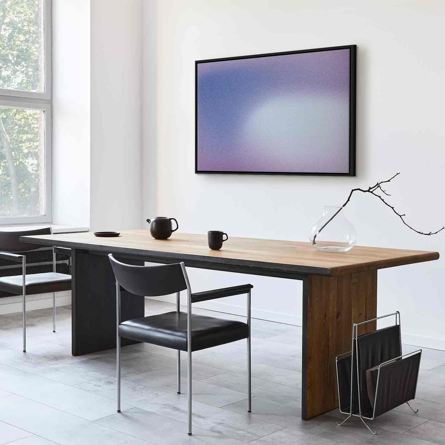 Leinwandbild - Heather Mist - Delicate Gradient Comprising Various Shades of Violet