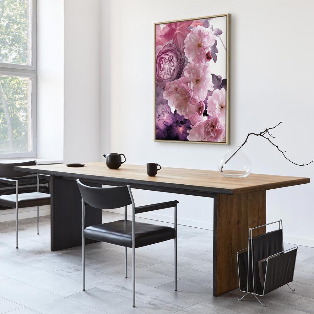 Leinwandbild - Garden of Floral Scents (1-part) - Nature in Shades of Pink