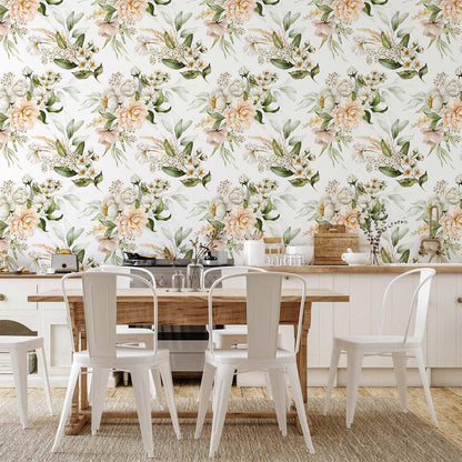 Tapete - Flowers in the Clouds