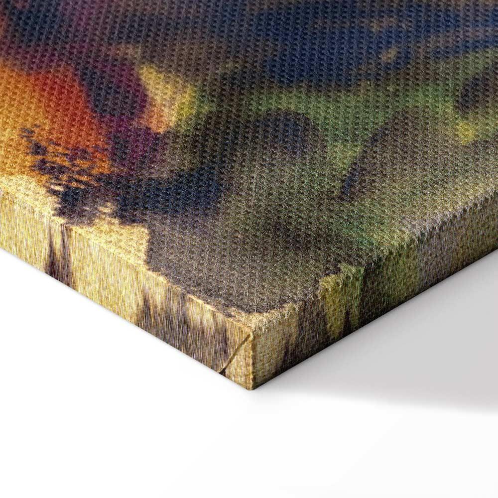 Leinwandbild - August Macke – Men on the Road by the Lake