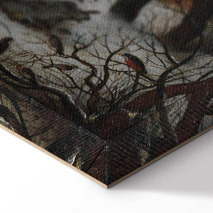 Leinwandbild - Pieter Brueghel the Younger – Winter Landscape with a Bird Trap