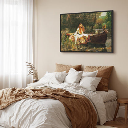 Leinwandbild - John William Waterhouse – The Lady of Shalott
