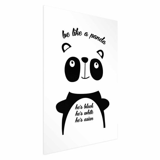 Poster - Be Like a Panda Artgeist