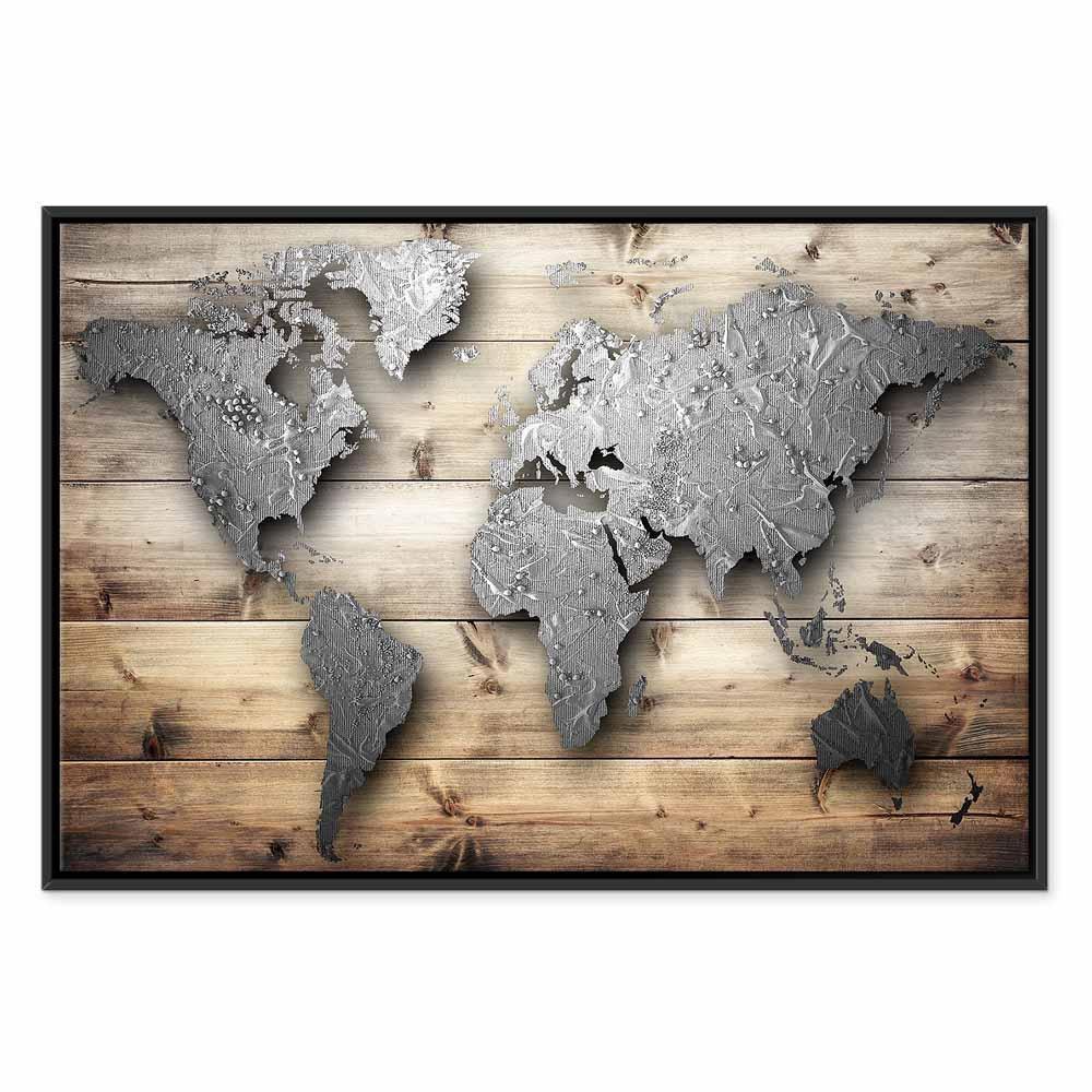 Leinwandbild - Silver World