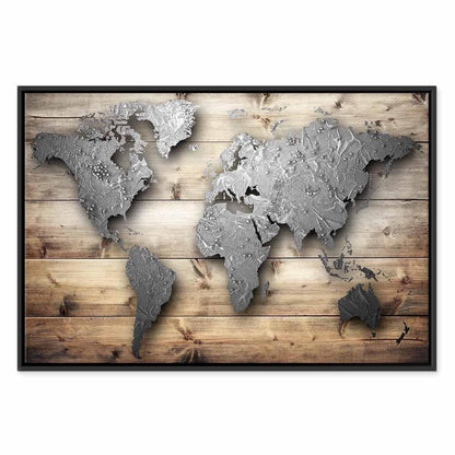 Leinwandbild - Silver World