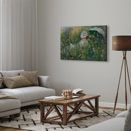 Leinwandbild - Claude Monet – In the Meadow