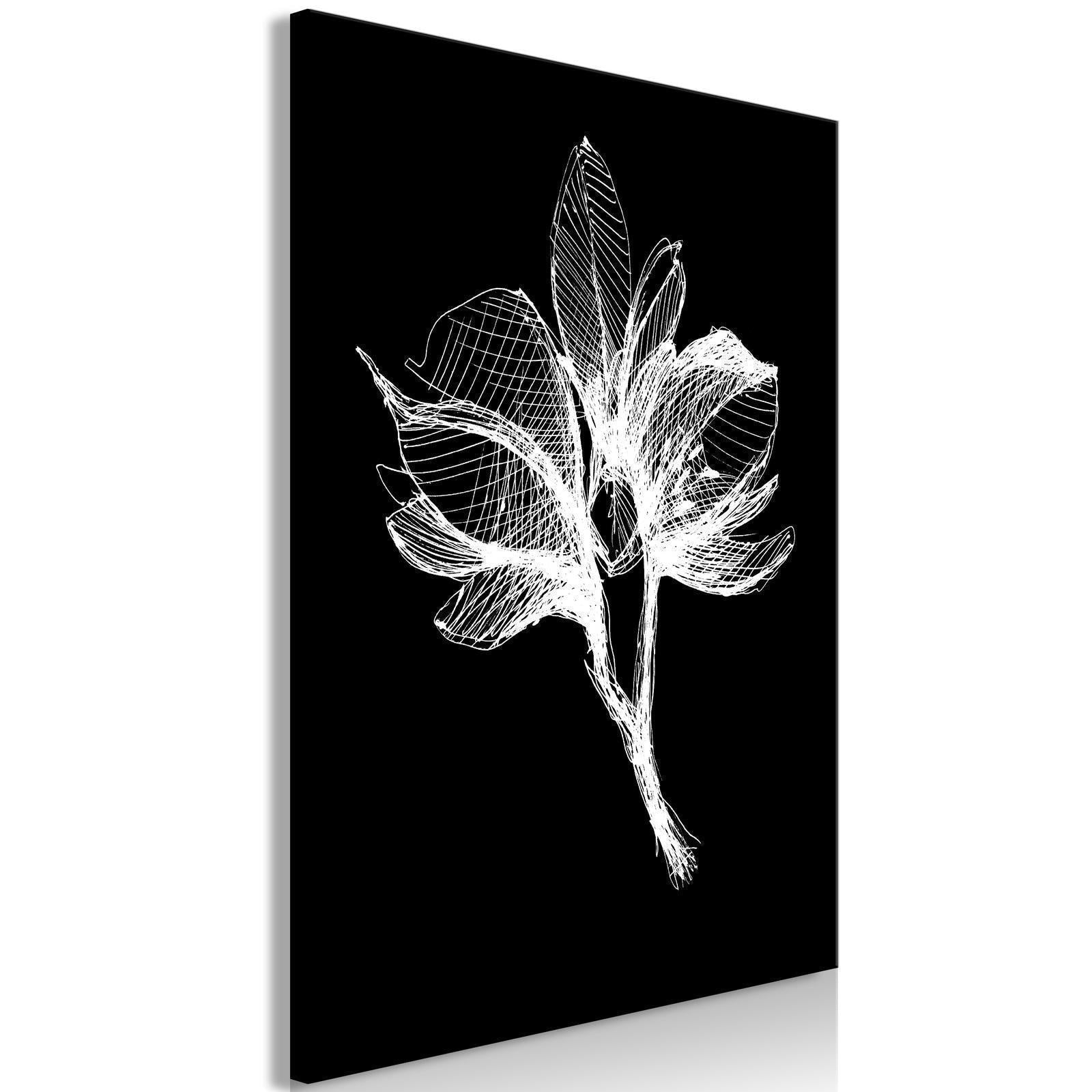 Leinwandbild - Night Flower (1 Part) Vertical Artgeist