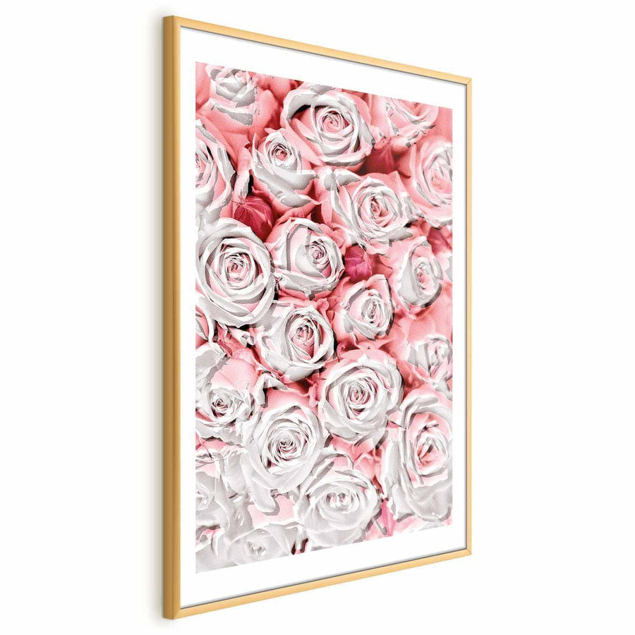 Poster - White Roses Artgeist
