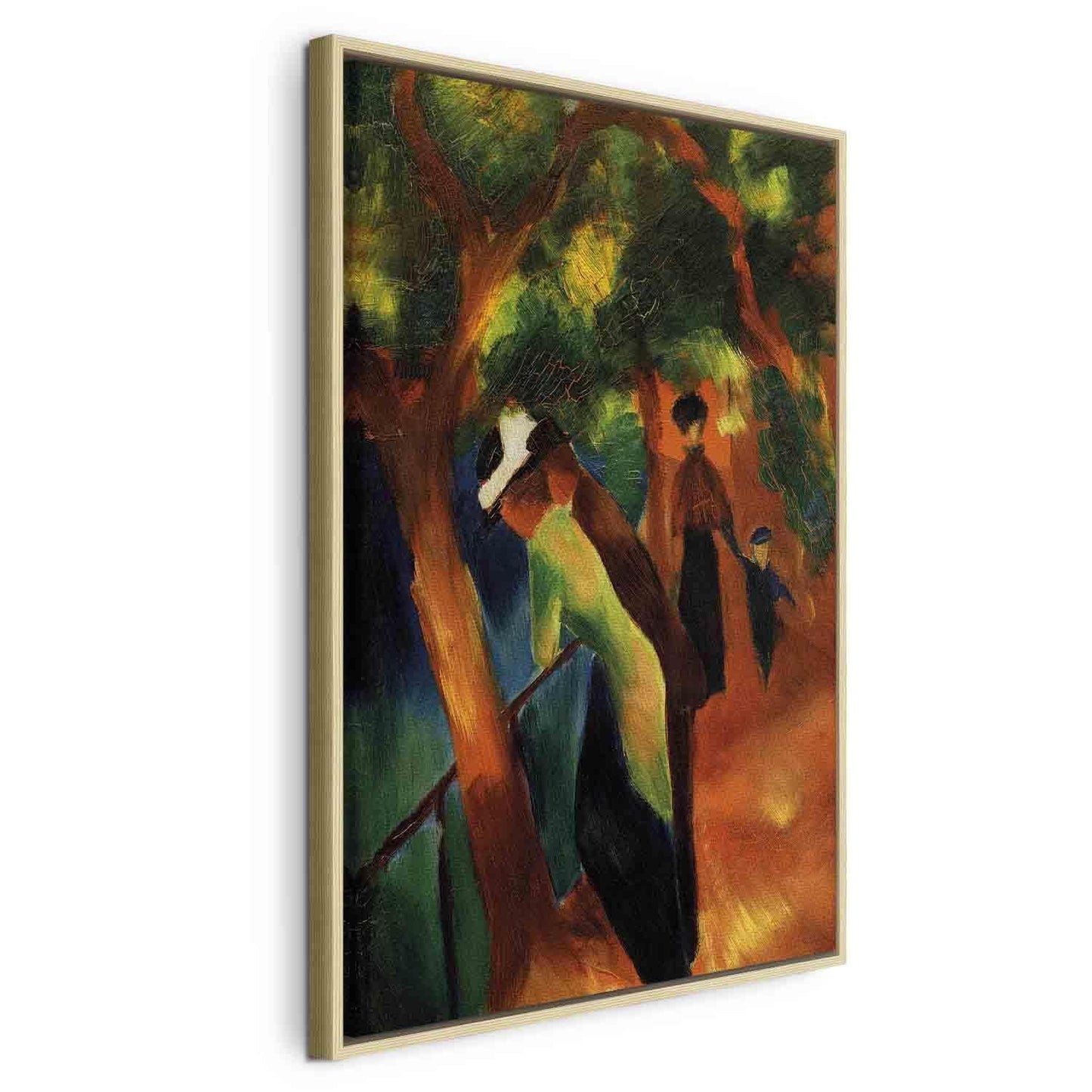 Leinwandbild - Sonniger Weg (August Macke) Artgeist
