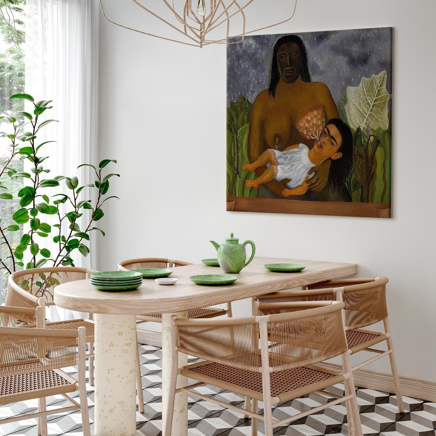 Leinwandbild - Frida Kahlo – My Nurse and I