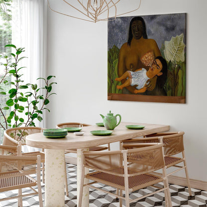 Leinwandbild - Frida Kahlo – My Nurse and I