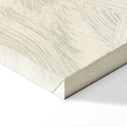 Leinwandbild - Bright Night - Moon Accompanied by Many Stars on a Light Background