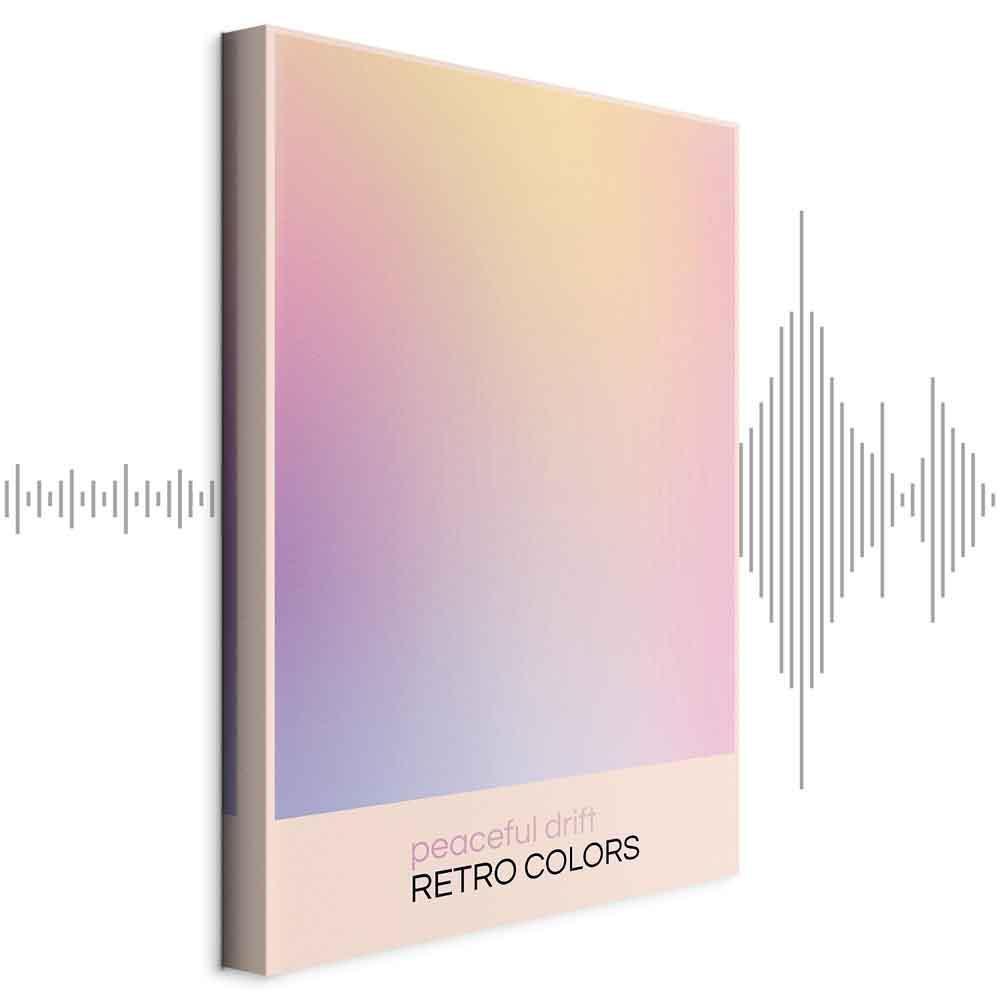 Leinwandbild - Peaceful Drift - Delicate Pastel Shades Creating a Harmonious Whole