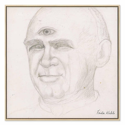 Leinwandbild - Frida Kahlo – Portrait of Nacho Aguirre