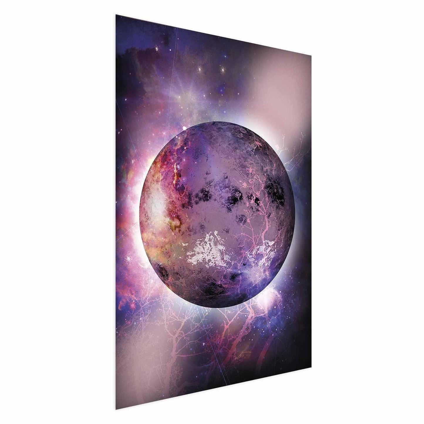 Poster Unbekannter Planet – Fantasie trifft Kosmos