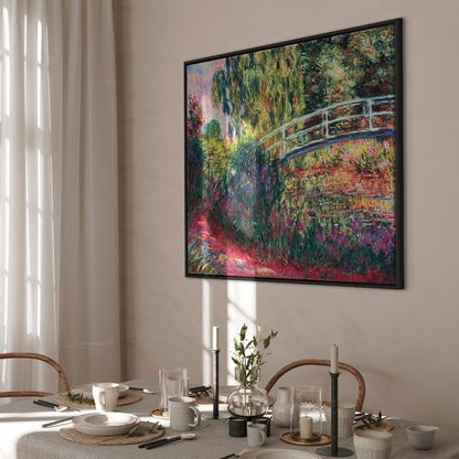 Leinwandbild - Claude Monet – The Japanese Footbridge