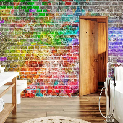 Fototapete - Rainbow Wall
