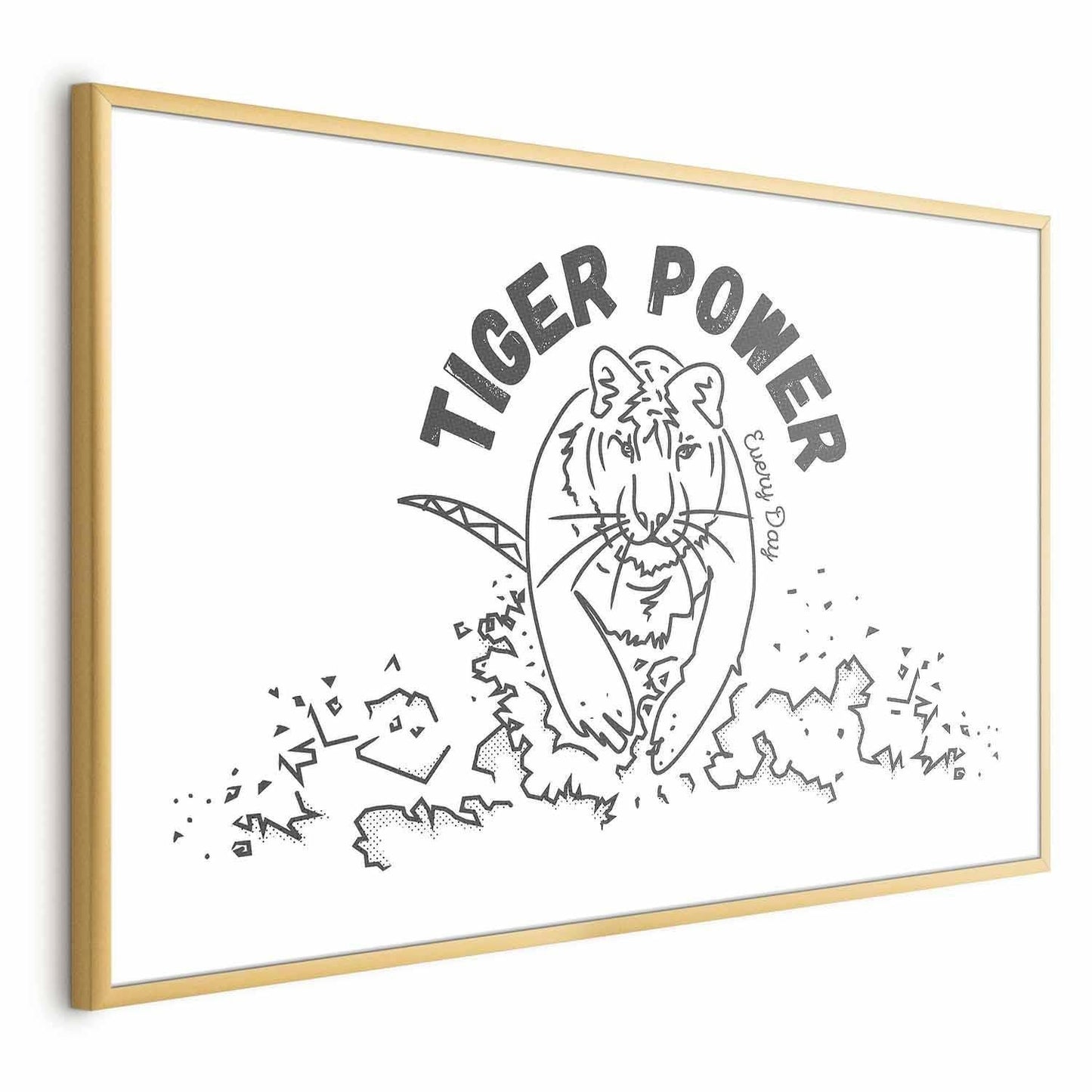 Poster - Tiger Power Artgeist