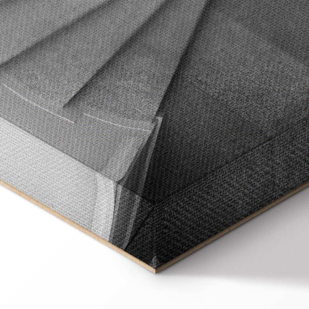 Leinwandbild - White Stairs (1 Part) Vertical