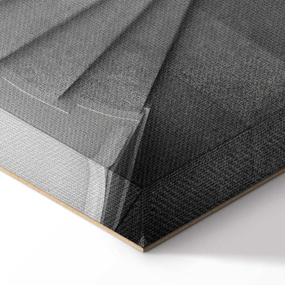 Leinwandbild - White Stairs (1 Part) Vertical