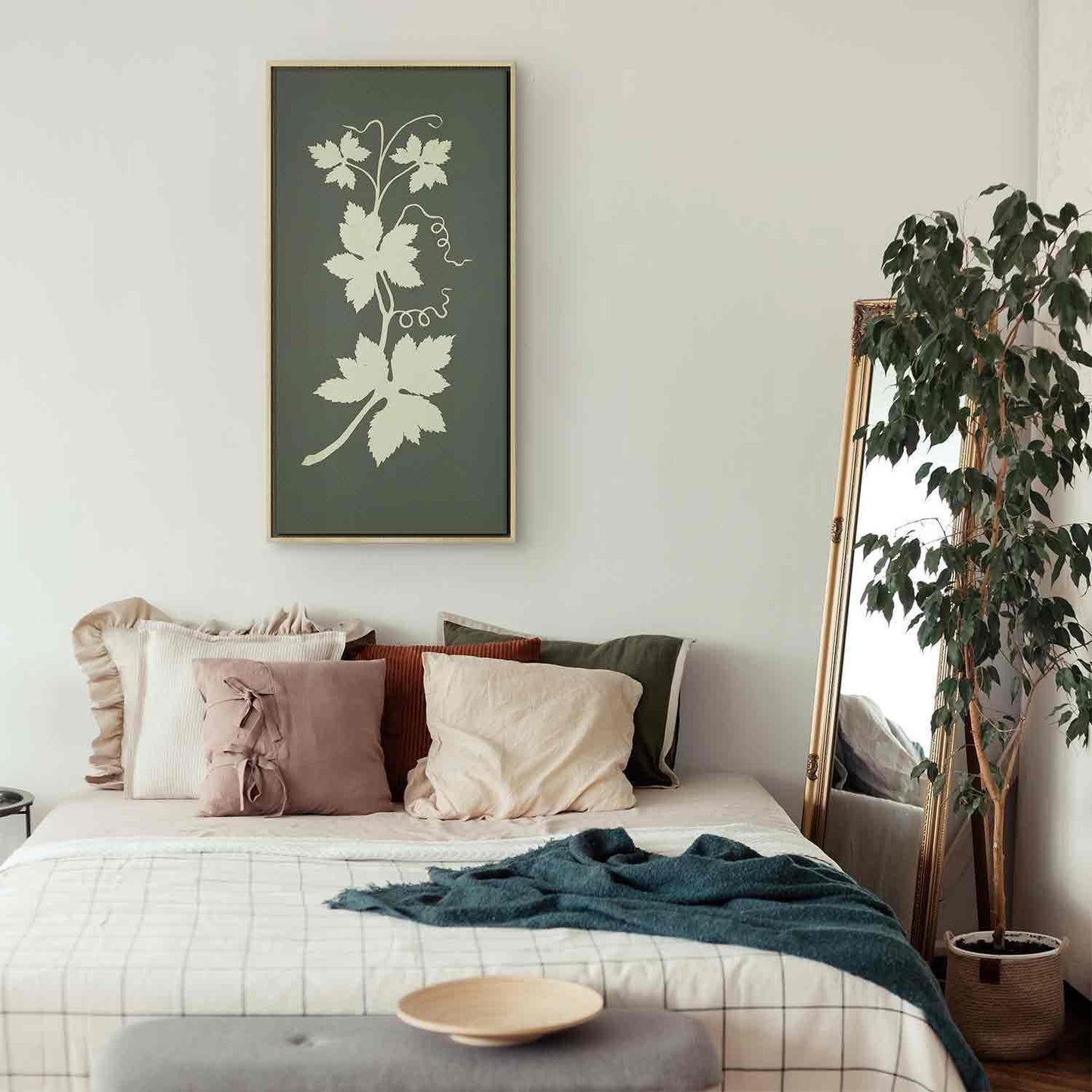 Leinwandbild - Philipp Otto Runge – Hop plant