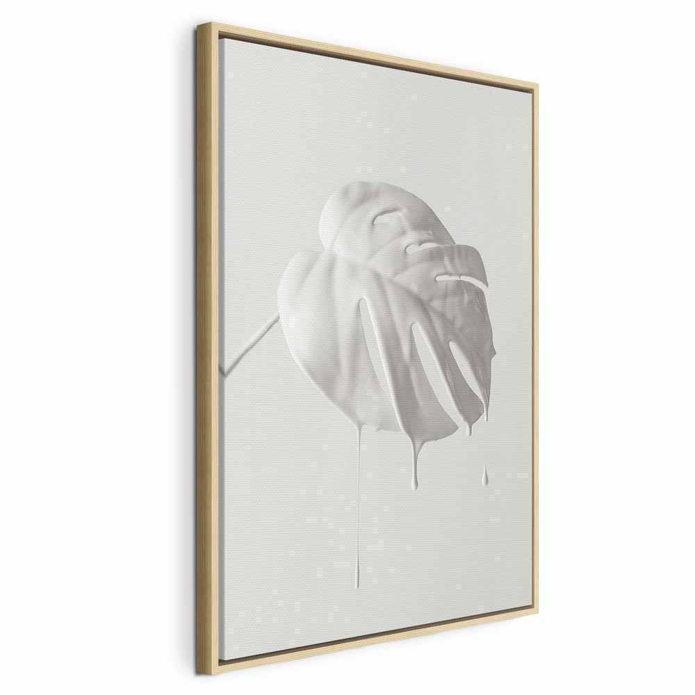 Leinwandbild - Bright Monstera (1 Part) Vertical