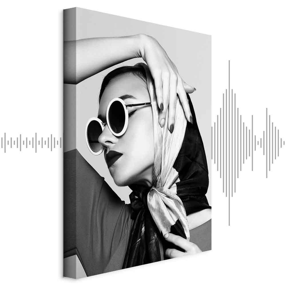 Leinwandbild - Stylish Lady (1 Part) Vertical