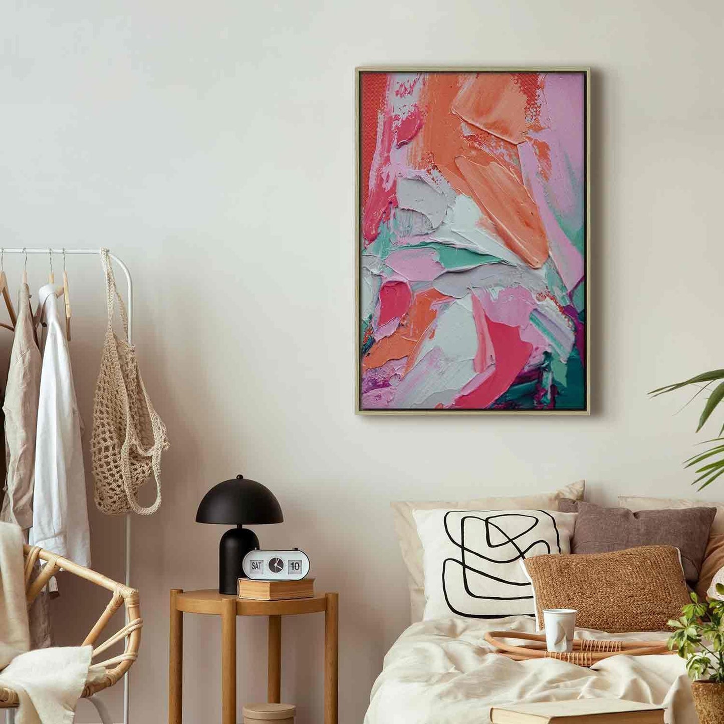 Leinwandbild - Energetic Colors - Abstract Composition with Intense Colors