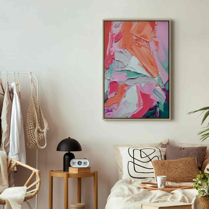 Leinwandbild - Energetic Colors - Abstract Composition with Intense Colors