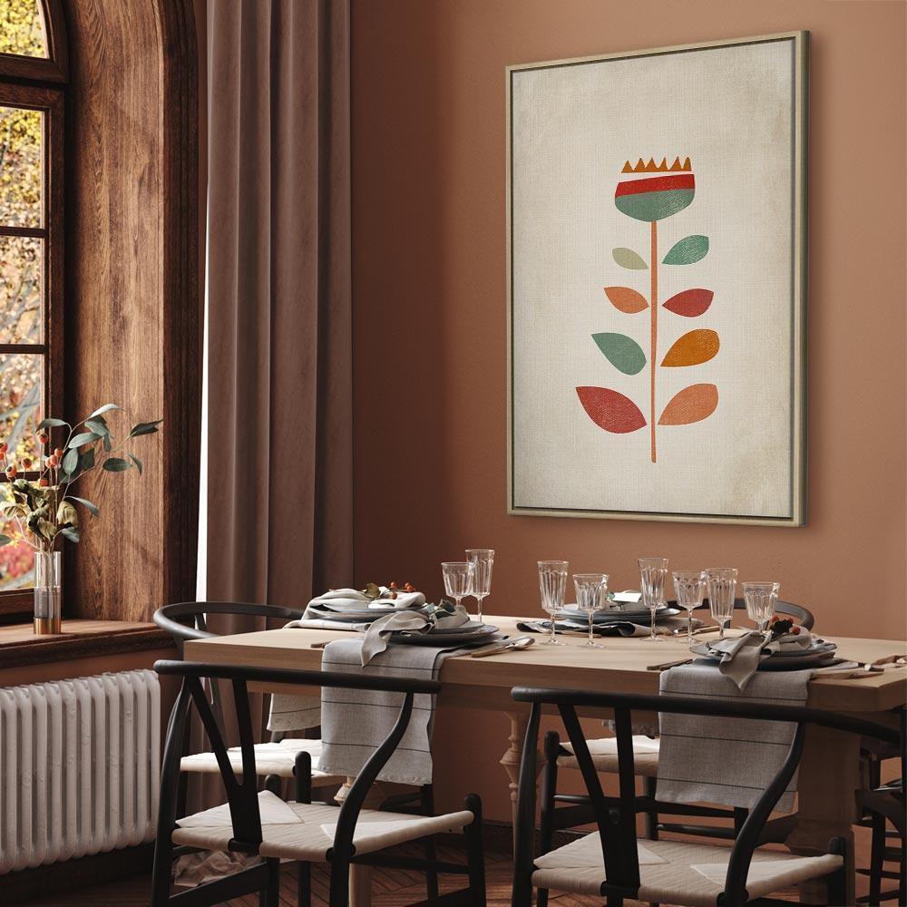 Leinwandbild - Queen of Flowers (1 Part) Vertical