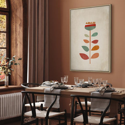 Leinwandbild - Queen of Flowers (1 Part) Vertical