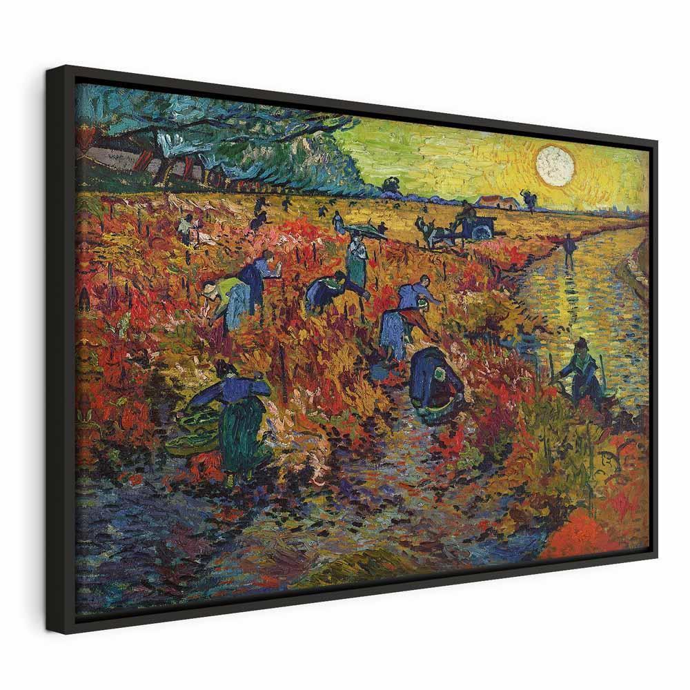 Leinwandbild - Vincent van Gogh – The Red Vineyard