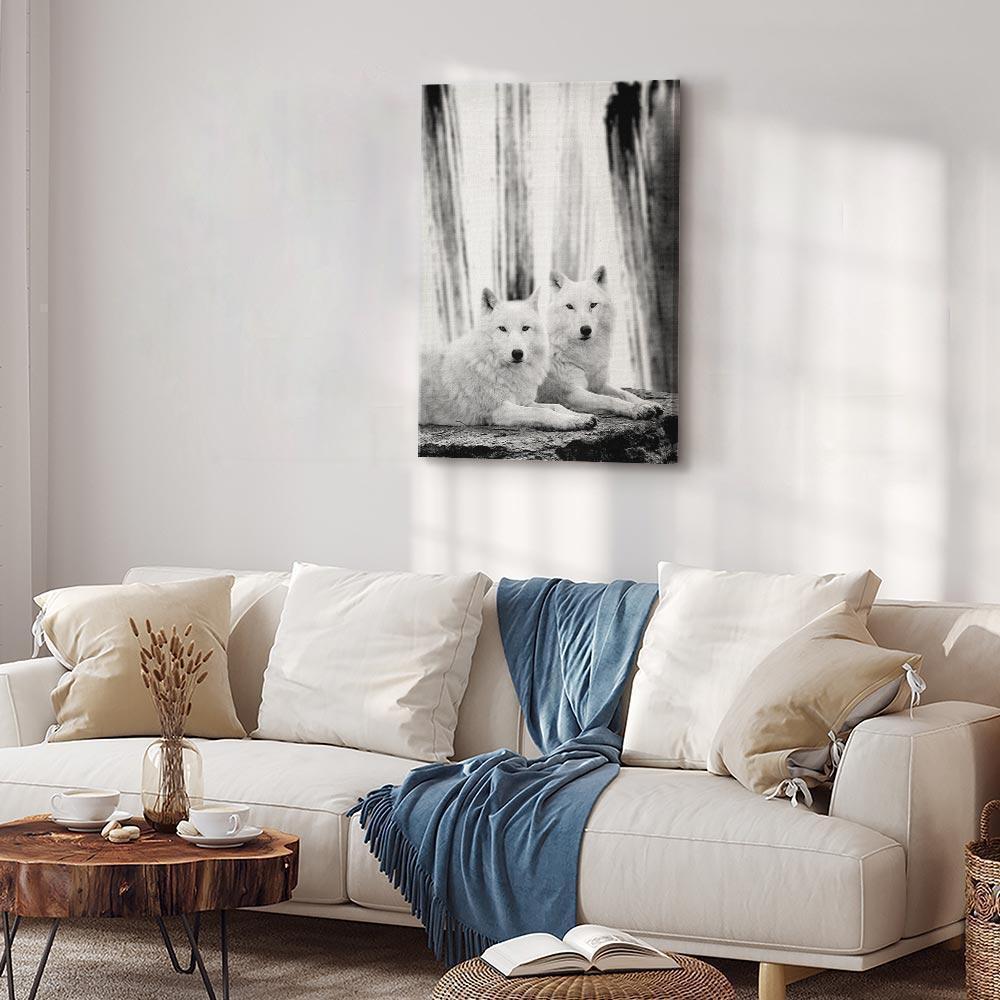 Leinwandbild - Forest Love (1 Part) Vertical