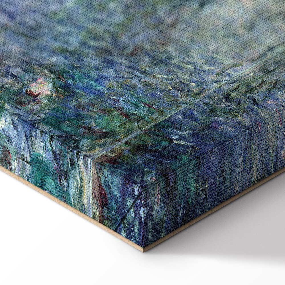 Leinwandbild - Claude Monet – The Water Lilies – Clear Morning with Willows