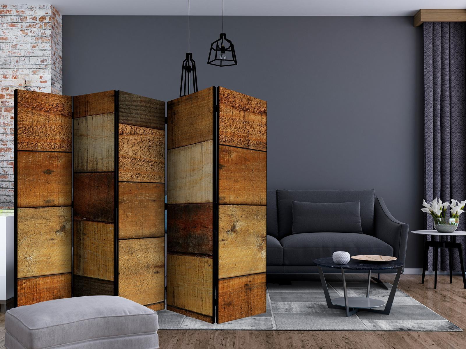 Paravent - Wooden Textures II Artgeist