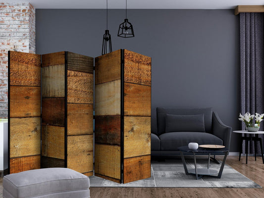 Paravent - Wooden Textures II Artgeist