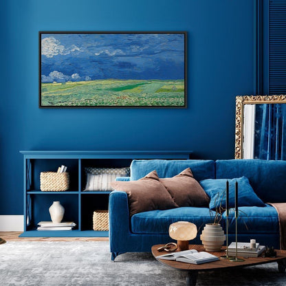 Leinwandbild - Vincent van Gogh – Wheatfield under Thunderclouds