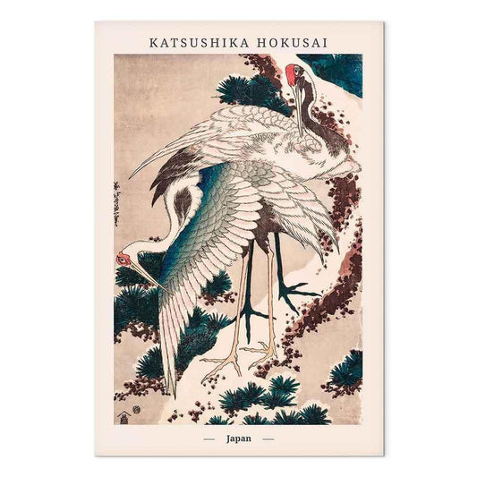 Leinwandbild - Cranes (1 Part) Vertical