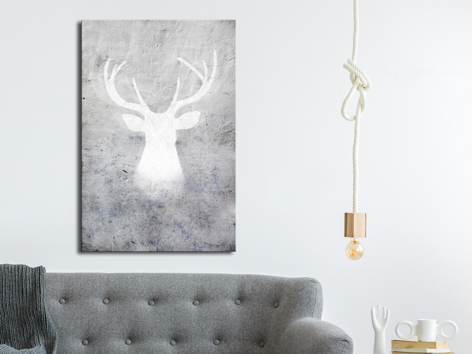 Leinwandbild - Noble Elk (1 Part) Vertical Artgeist