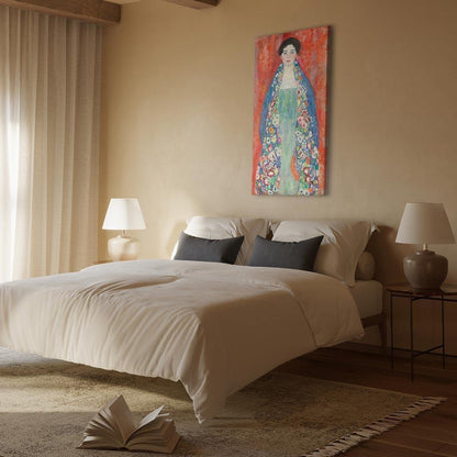 Leinwandbild - Gustav Klimt – Portrait of Fräulein Lieser